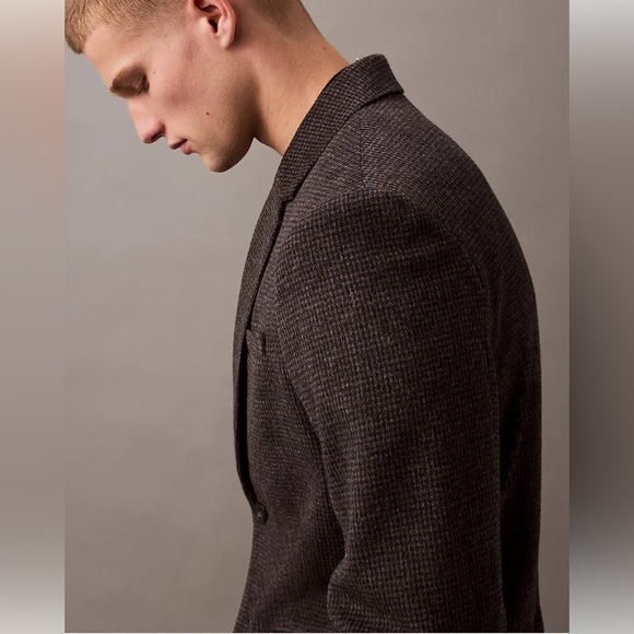 Calvin Klein Men's Wool Blend Slim Blazer XXL - Picture 4 of 7